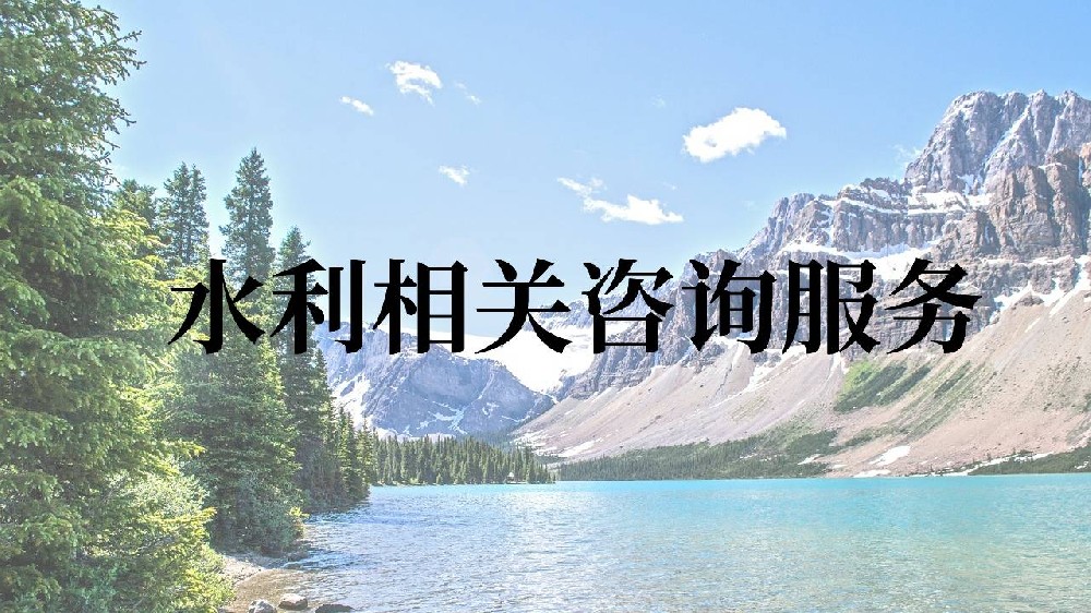 水利相關(guān)咨詢服務(wù)